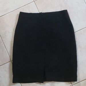 Black leather skirt by Express